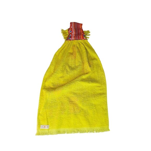 Vintage Cannon Merry Mushroom Kitchen Hand Towel Yellow - Picture 11 of 14